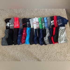 Boys size 7 Nike/Under Armour Shorts Sets